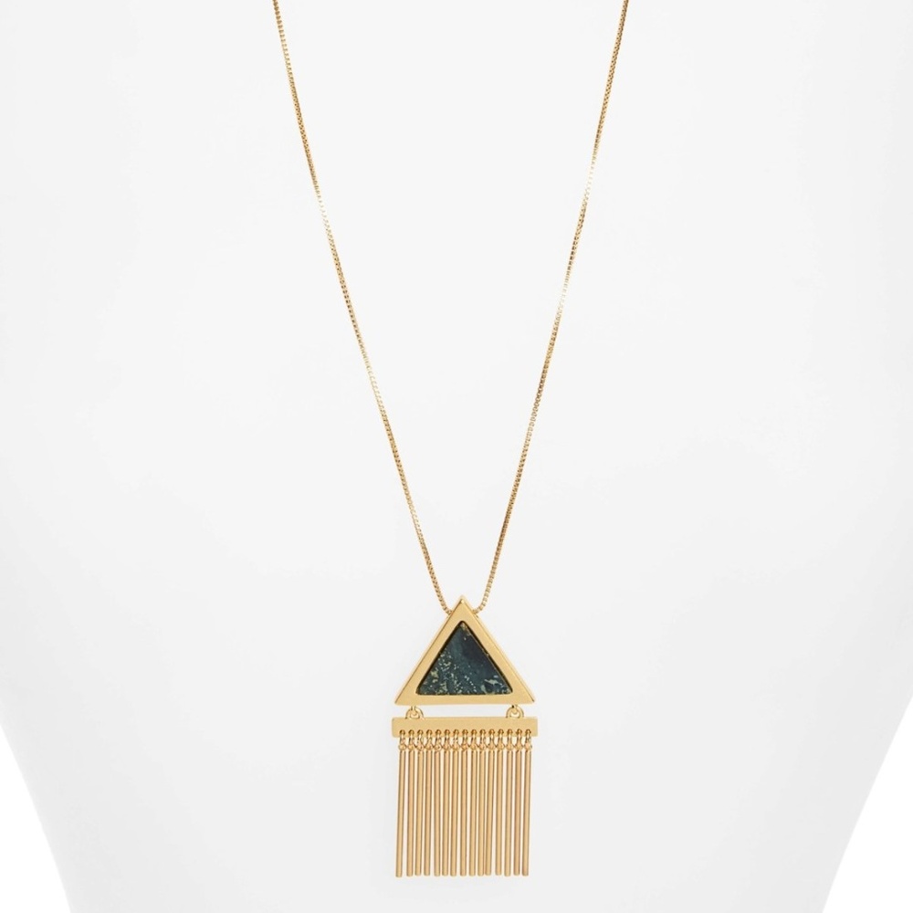 NWOT - Madewell Stone Fringe Necklace